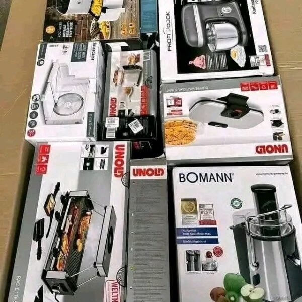 Mixed Kitchen appliances
Blenders pallet, Water heater, Microwave and many more